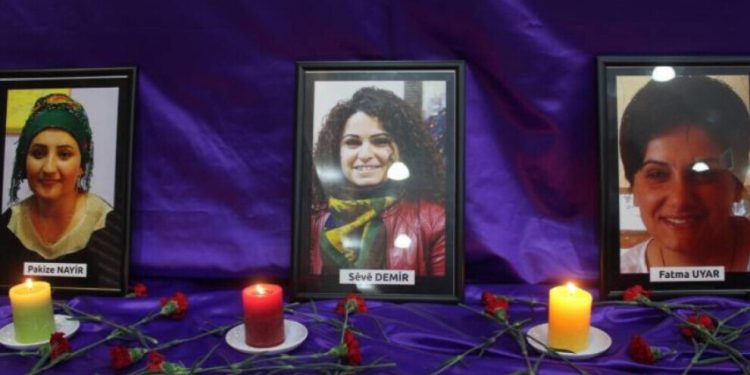 Sê Jinên têkoşer Sêvê, Fatma û Pakîze bûn dengê berxwedanê
