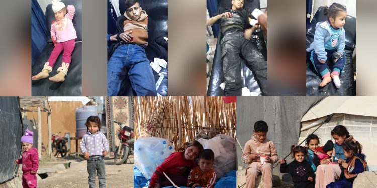 Jiyana zarokan di nav şer û koçberiyê de