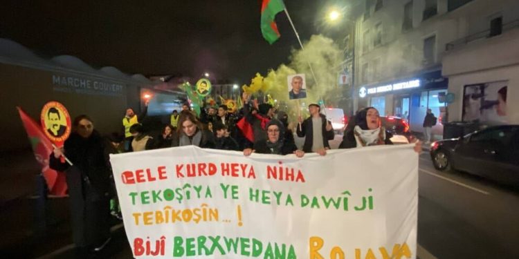 Kurd li çar aliyê cîhanê daketin qadan û ji bo Rojava nobet girtin