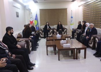 Şandeya DEM Partiyê û saziyên Bakurê Kurdistanê serdana PYD’ê kir