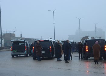 Kerwanê gelê kantona Cizirî berê xwe didin Helebê 