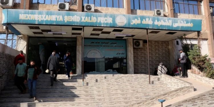 Bi dorpêçê re rewşa qada tenduristiyê li Şêxmeqsûd û Eşrefiyê
