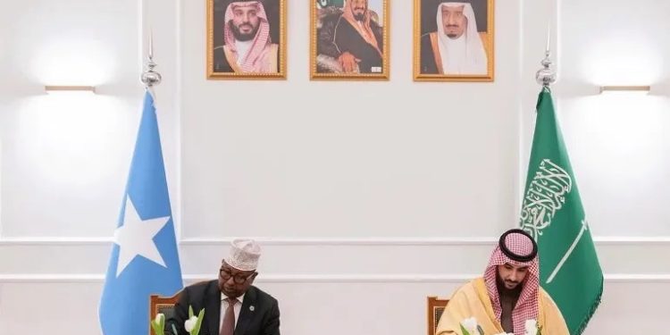 Siûdiyê û Somaliyê ji bo hevkariya leşkerî lihevkirinek îmze kirin