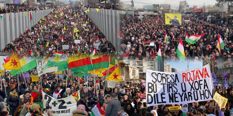 ‘Berxwedana Rojava yekrêziya gelê Kurd li Kurdistanê û cîhanê pêk anî’