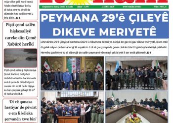 PEYMANA 29’ê ÇILEYÊ DIKEVE MERIYETÊ