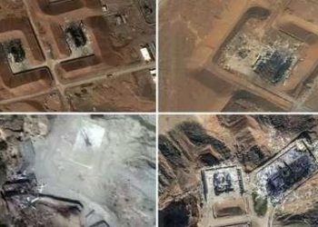 Wêneyên asîmanî rûxandina mûşekên Îranê dide eşkerekirin