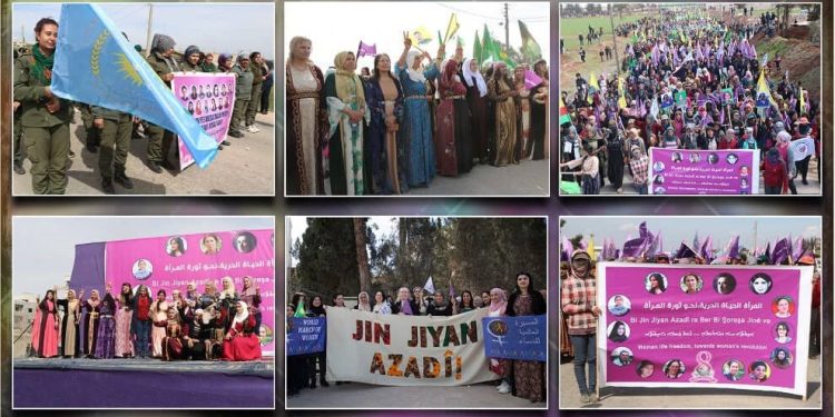 Bi têkoşîna jinên Kurd 8’ê Adarê bêhtir wate qezenc kir