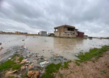 Welatiyên taxa Um-Elfirisan û Cumayê ji ber baranê zehmetiyan dibînin