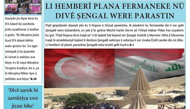 LI HEMBERÎ PLANA FERMANEKE NÛ DIVÊ ŞENGAL WERE PARASTIN