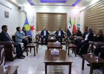Şadeyek ji hikumeta demkî serdana nevenda gîştî ya PYD’ê li Qamişlo kir