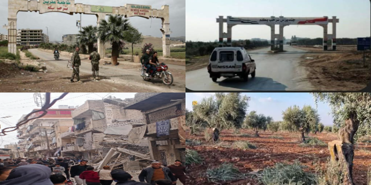 Binpêkirinên li Efrîn û Helebê dewam dikin