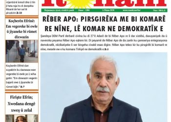 RÊBER APO: PIRSGIRÊKA ME BI KOMARÊ RE NÎNE, LÊ KOMAR NE DEMOKRATÎK E