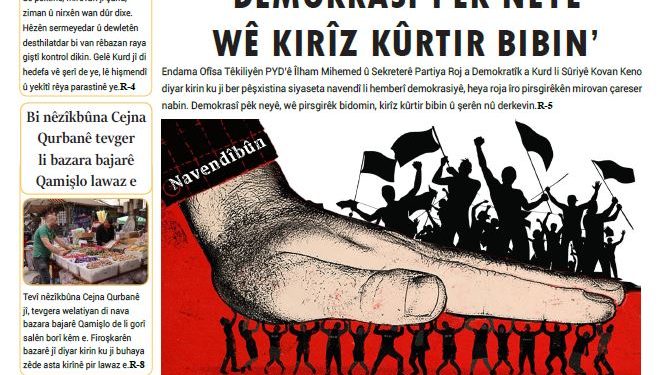 ‘DEMOKRASÎ PÊK NEYÊ WÊ KIRÎZ KURTIR BIBIN’