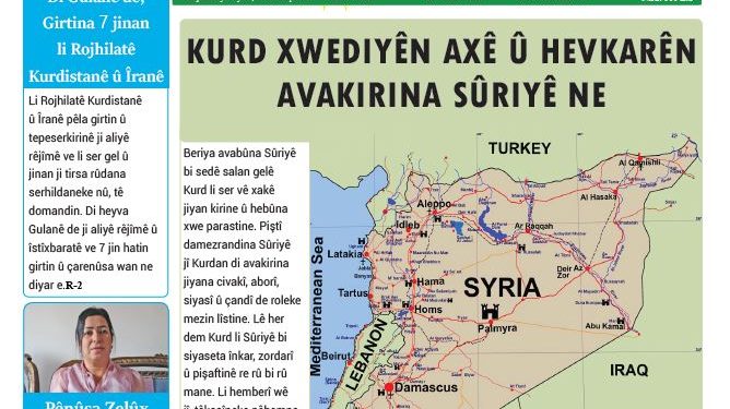 KURD XWEDIYÊN AXÊ Û HEVKARÊN AVAKIRINA SÛRIYÊ NE