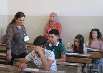 Çend wêne ji roja dawî ya ezmûnên qonaxa amadehî ya dibistanên Rêveberiya Xweser