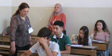 Çend wêne ji roja dawî ya ezmûnên qonaxa amadehî ya dibistanên Rêveberiya Xweser