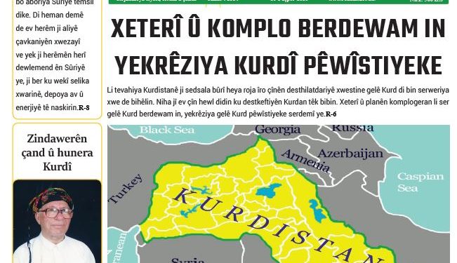 XETERÎ Û KOMPLO BERDEWAM IN, YEKRÊZIYA KURDÎ PÊWÎSTIYEKE