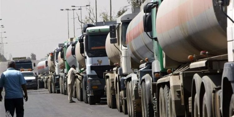 Xeta Iraq-Sûriyê-DYA’yê; Zêdeyî 600 hezar ton sotemenî hatiye hinardekirin