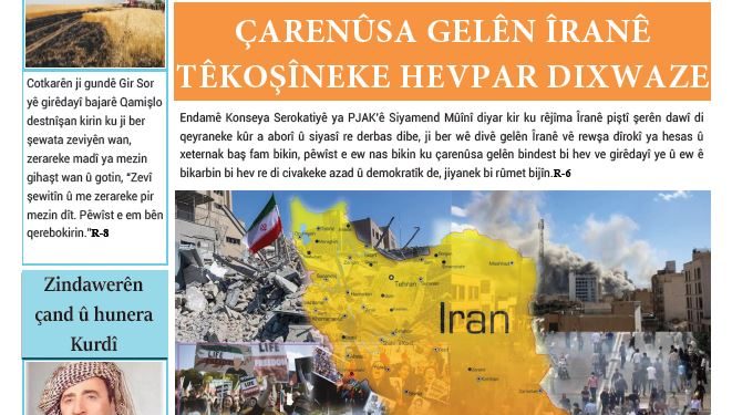 ÇARNÛSA GELÊN ÎRANÊ TÊKOŞÎNEKE HEVPAR DIXWAZE