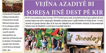VEJÎNA AZADIYÊ BI ŞOREŞA JINÊ DEST PÊ KIR