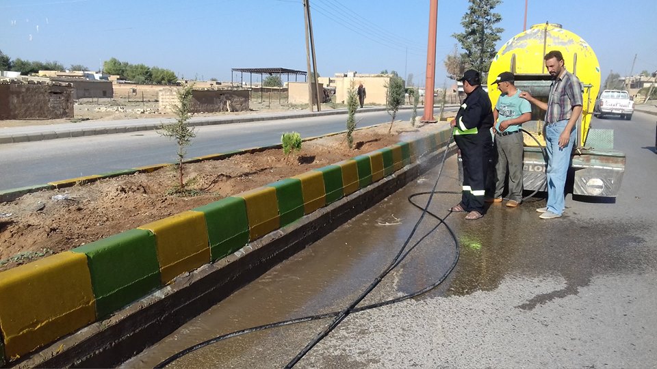 الحفاظ على الرقعة الخضراء في جل آغا