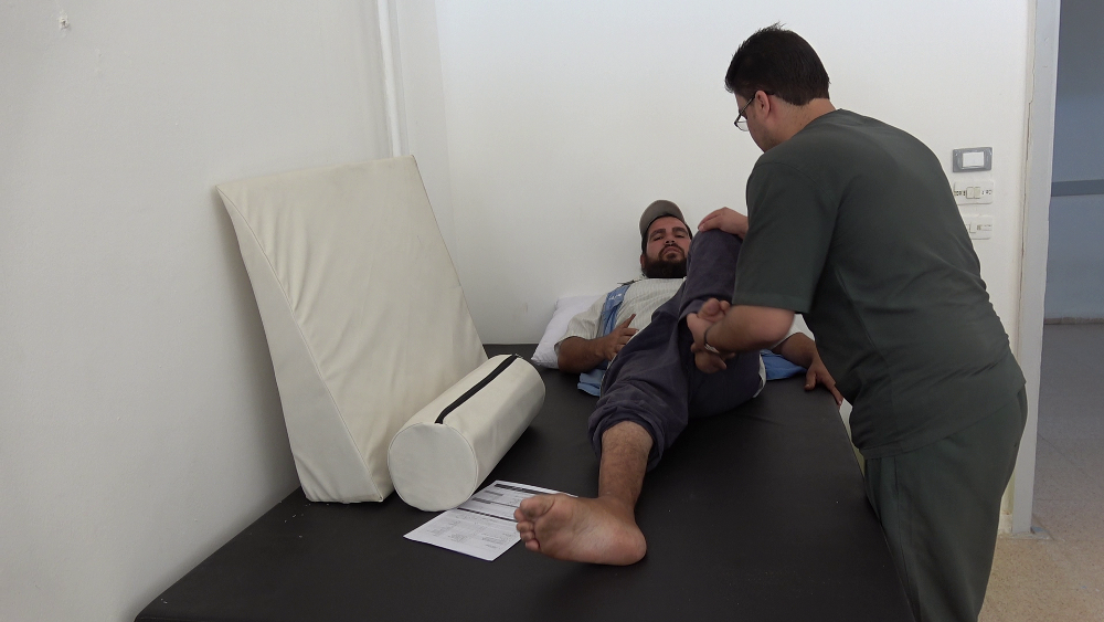 افتتاح قسم المعالجة الفيزيائية في مشفى الطبقة