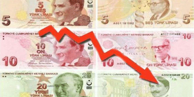 هبوط الليرة التركية بعد تصريحات ترامب