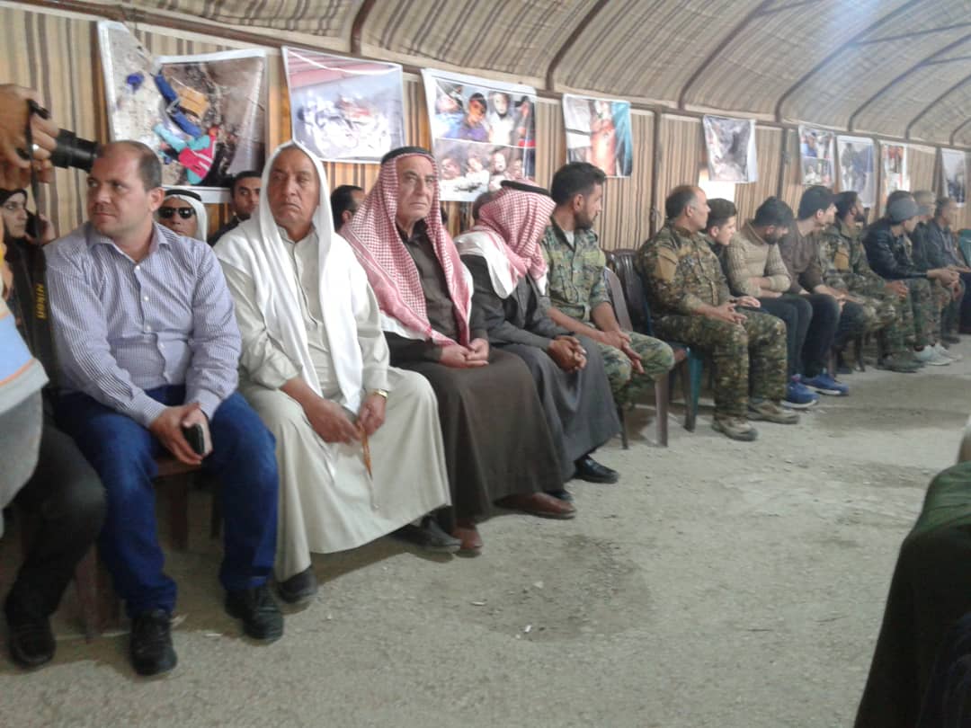 فعاليات ثقافية منوعة في خيمة الاعتصام في مدينة منبج وريفها