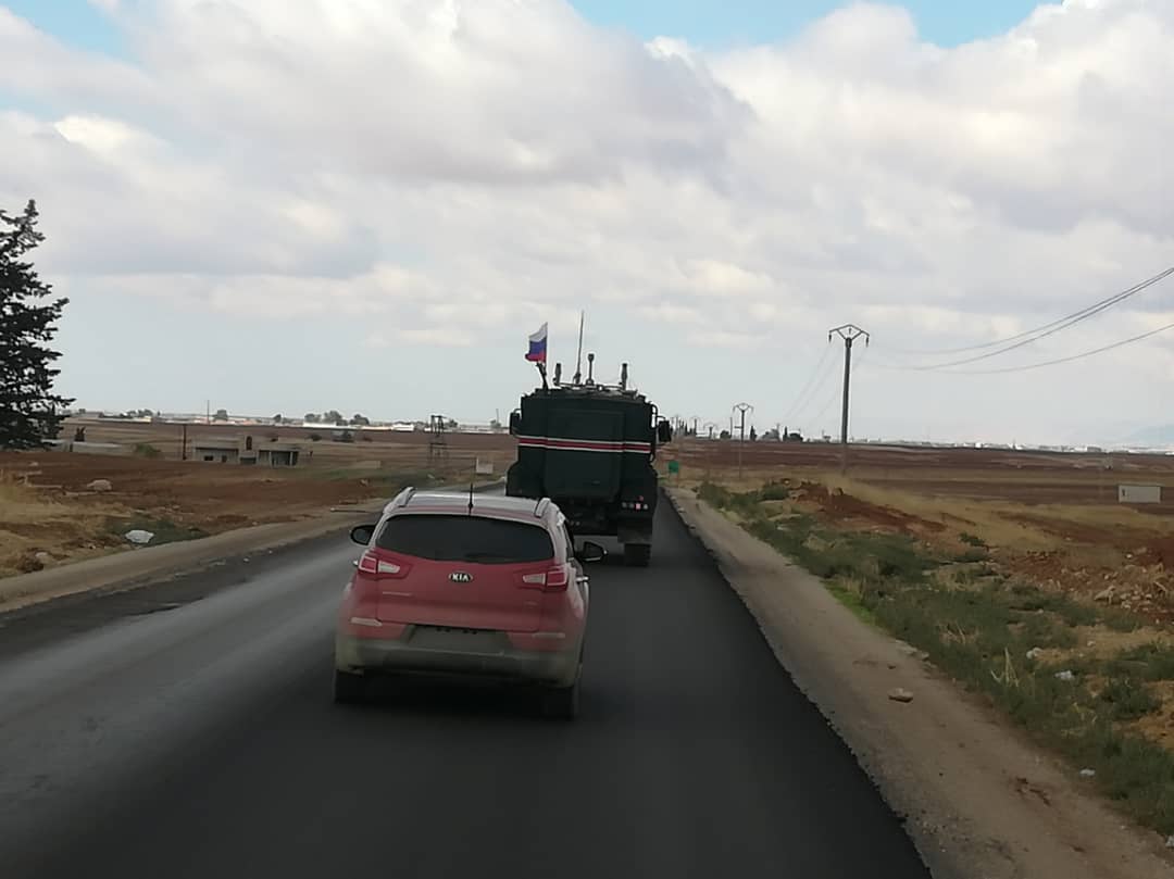دورية روسية في طريقها للدرباسية