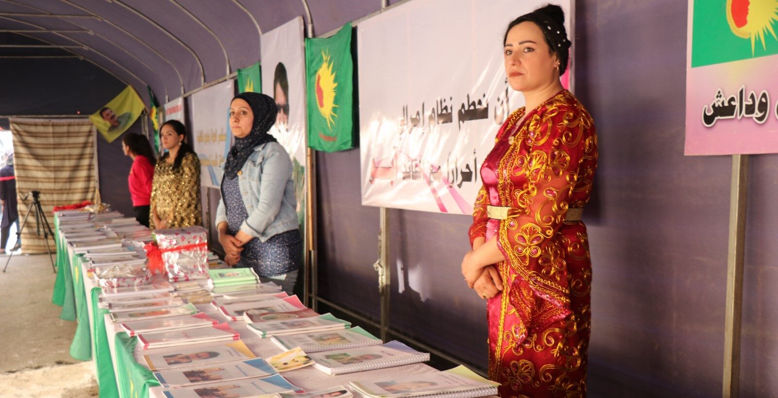معرض لكتب القائد عبد الله أوجلان في حلب