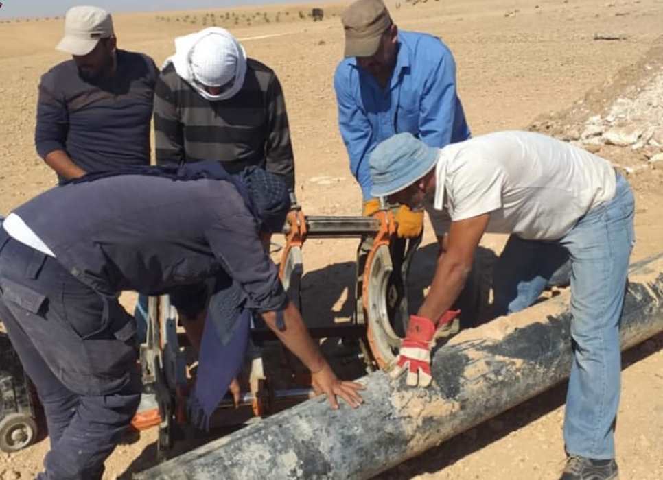 بلدية الشعب في الطبقة تستمر بأعمال الصيانة