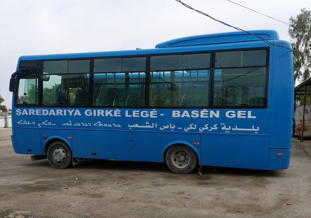 باصات النقل الداخلي في خدمة أهالي كركي لكي ومجاني لبعض الحالات