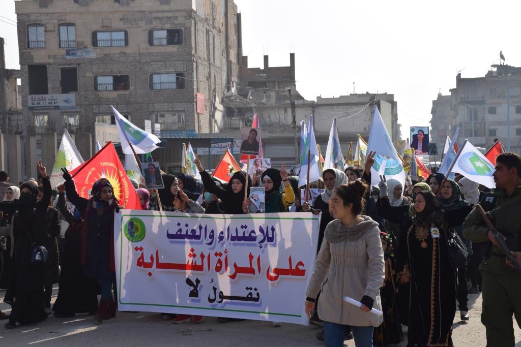 شبيبة شمال وشرق سوريا تستنكر جرائم الاحتلال التركي