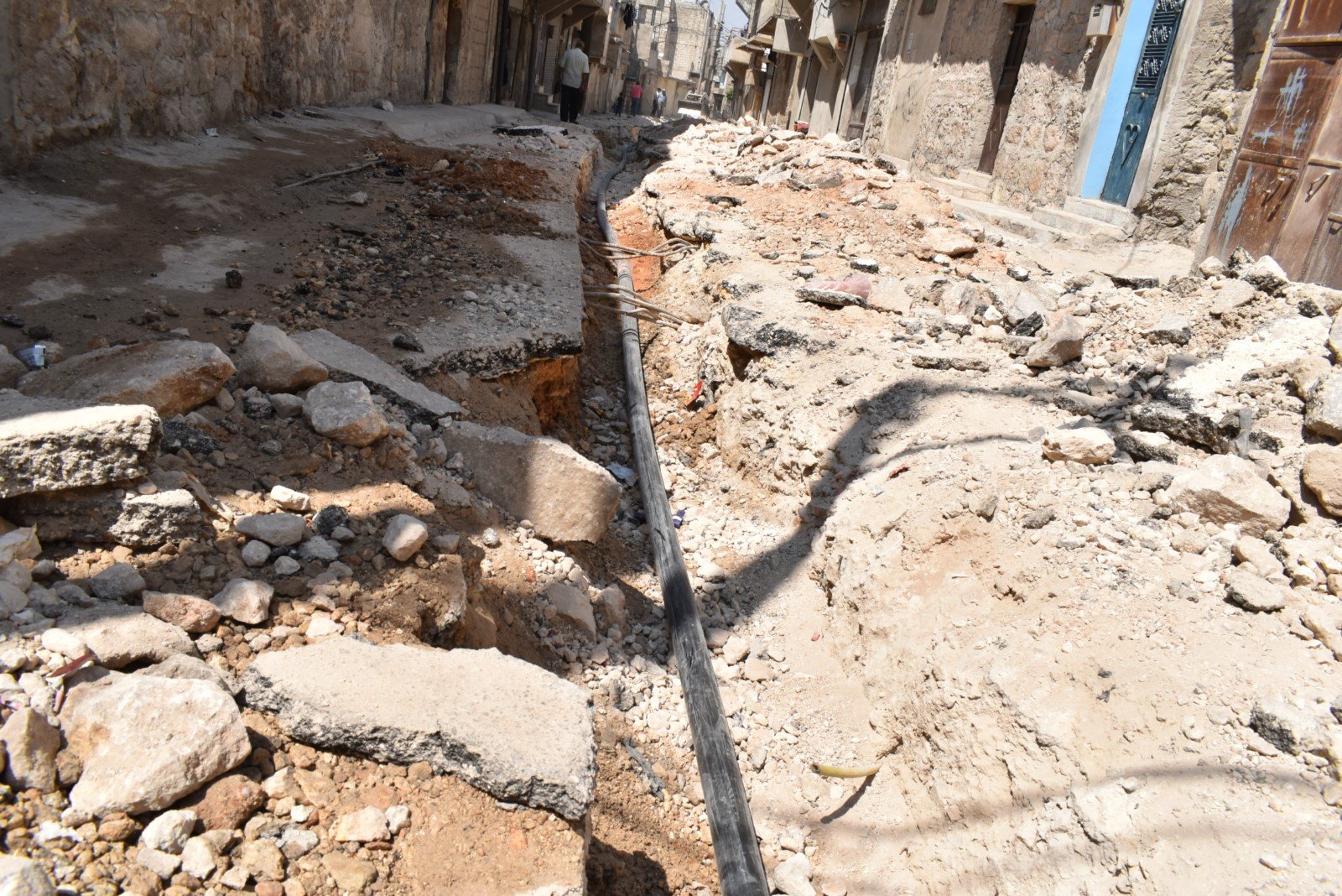 مشاريع خدميّة هامة لبلديّة الشَّعب في حلب رغم الحصار الخانق