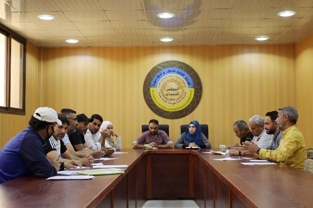 اجتماع تحضيري لكأس شمال وشرق سوريا لكرة القدم