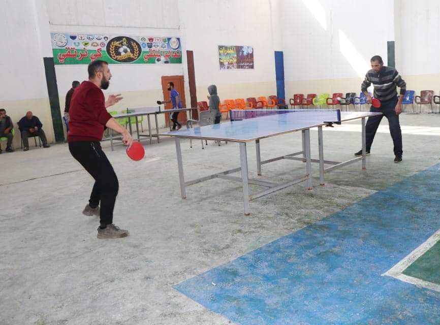 زخم في النشاطات الرياضية بدير الزور