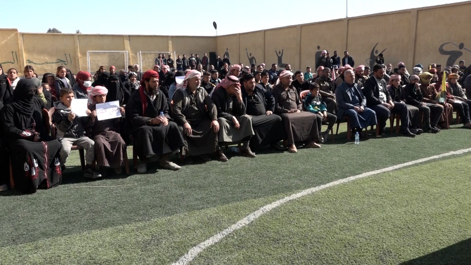 محاضرة بريف دير الزور الغربي حول المؤامرة الدوليّة على القائد أوجلان