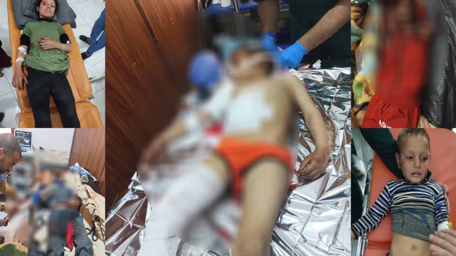 استشهاد ثلاثة أطفال وإصابة اثنين نتيجة القصف التركي على ريف تل تمر
