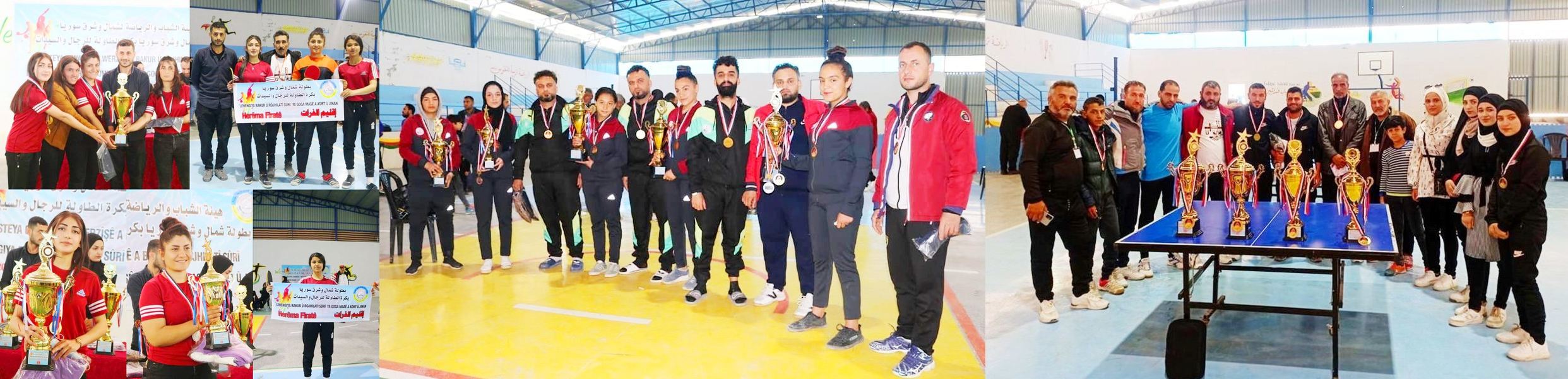 بطولة ندّية وقويّة لكرة الطاولة في شمال وشرق سوريا مع غياب لمنتخب إقليم الجزيرة!
