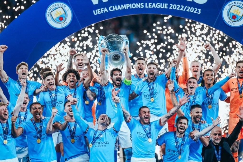 مانشستر سيتي بطلاً لدوري الأبطال في أوروبا
