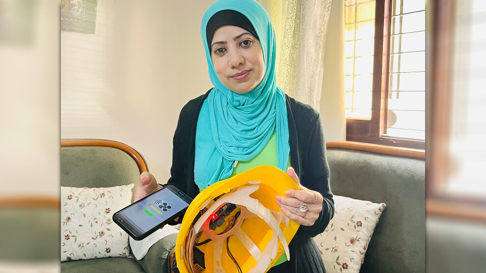 فتاة تبتكر “قبعة ذكية” لمواجهة الظروف الجوية