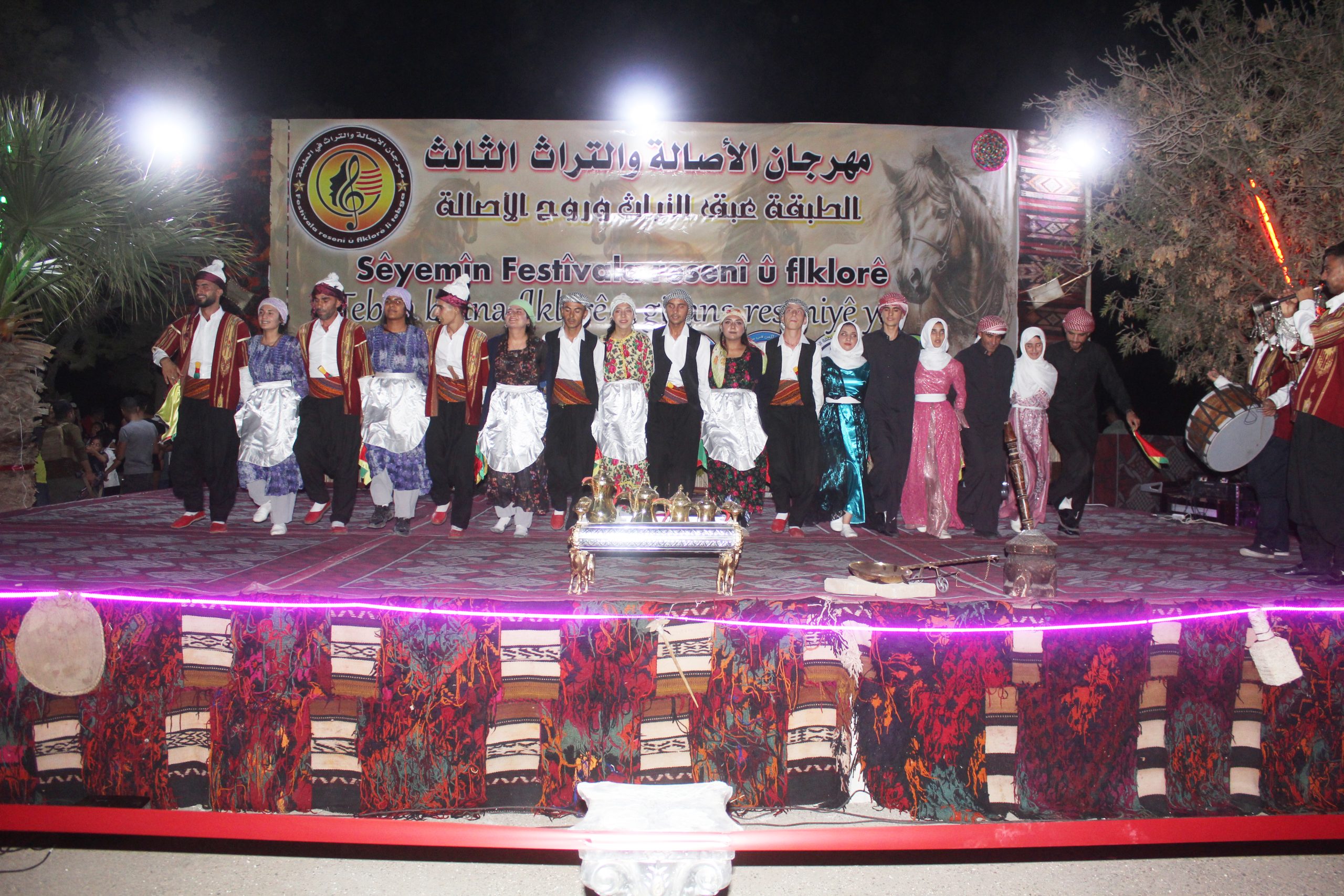 مهرجان الأصالة والتراث الثالث في الطبقة… فسيفساء سورية
