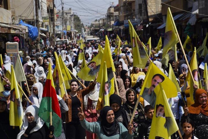 مظاهرة حاشدة لأهالي تل تمر وزركان تدعو لحرية القائد عبد الله أوجلان
