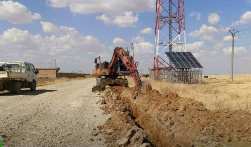 وحدة مياه الجرنية تُنجِز شبكة مياه جديدة في قرية الأحمدية