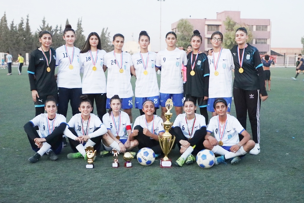 شابات الآساييش بدون أيّة هزيمة يحققن لقب دوري الشابات