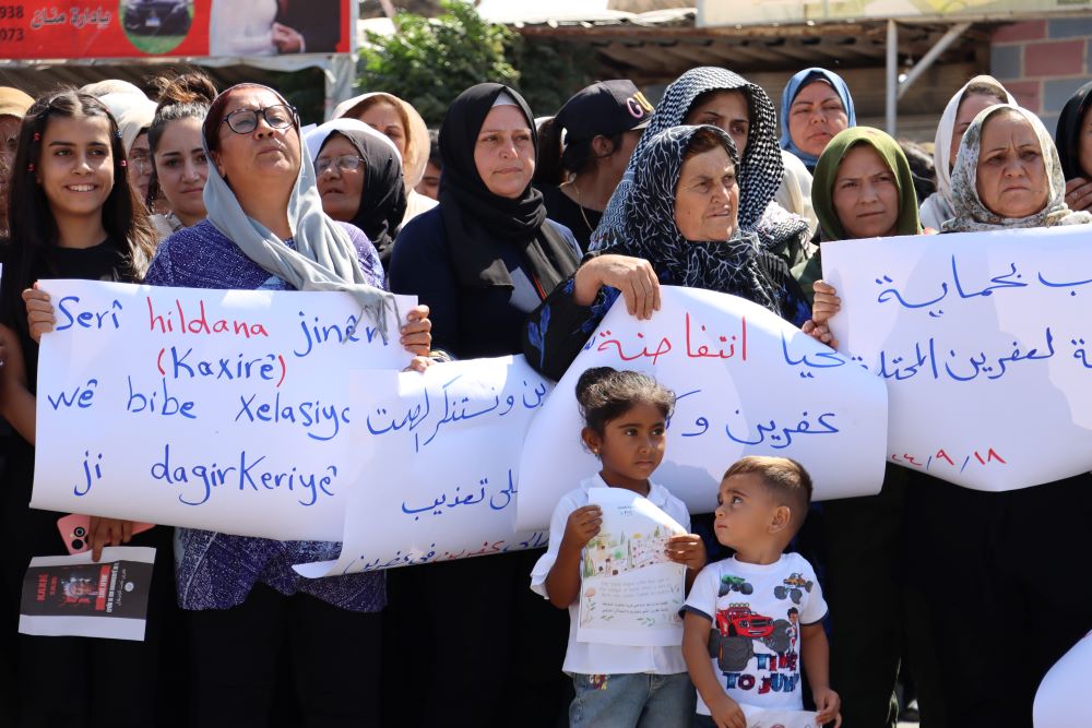 مهجرات عفرين: يجب إيصال انتفاضة نساء كاخرة إلى العالم أجمع