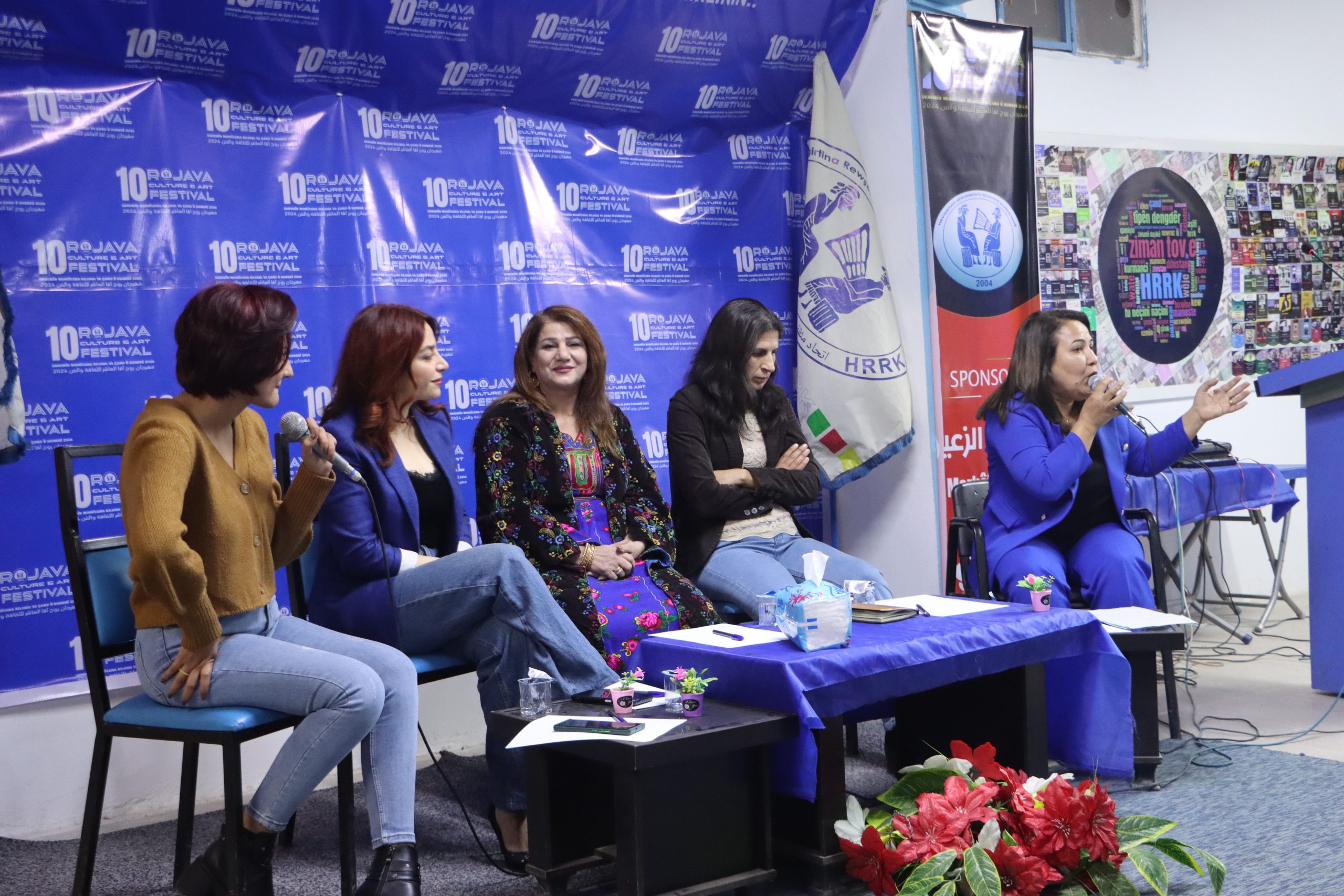 بتميز وإبداع المرأة حاضرة في مهرجان روج آفا العاشر للثقافة والفن