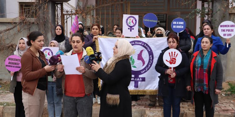 وقف المرأة الحرة يندّد بممارسات المحتل التركي ضد النساء والأطفال