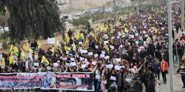 أهالي الدرباسية: بحرب الشعب الثورية سنحافظ على مكتسبات ثورتنا