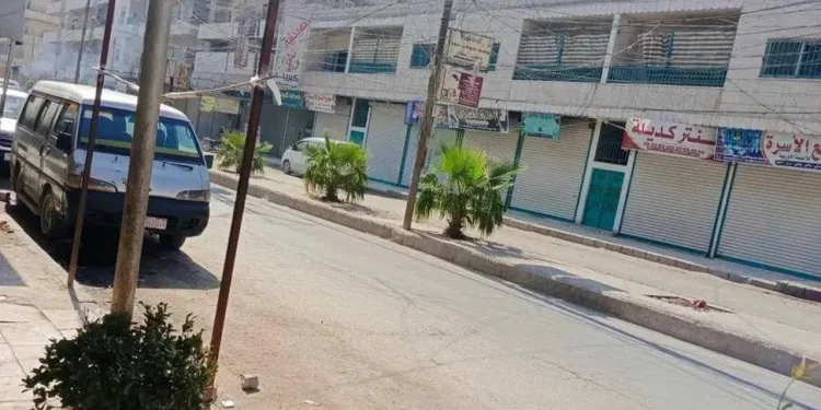 احتجاجاً على جرائم مرتزقة الاحتلال التركي إضراب عام في منبج